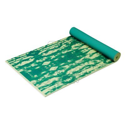 15. Double-sided Yoga Mat GAIAM Turquoise Lotus 6 MM 62344