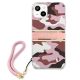 3. Guess GUHCP13MKCABPI iPhone 13 6.1" pink/pink hardcase Camo Strap Collection