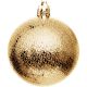 16. DECORATIVE PLASTIC BALL 6CM SET 35 GOLD