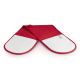 2. Le Creuset 95001000600000 Oven Glove Oven Glove 1 pc. Red Cotton
