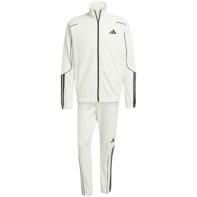 2. Men's adidas 3-Stripes tracksuit white and black JX5527