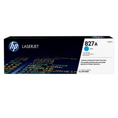 3. HP 827A original cyan LaserJet toner cartridge
