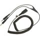 2. Jabra Cable QD auf 2x3.5 mm Klinke, spiral, 0.5-2m