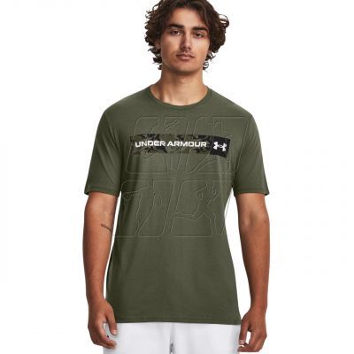 6. Under Armor Camo Chest Stripe T-shirt M 1376830 390