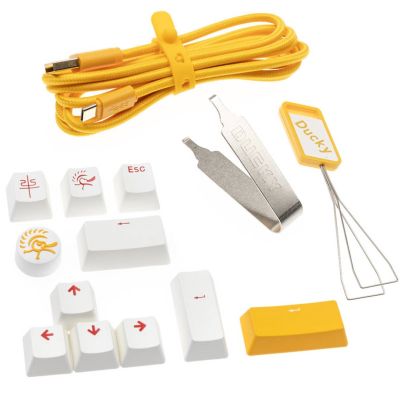 20. Ducky One 3 MINI Yellow GATA-1746 RGB LED gaming keyboard - MX-Clear (US)