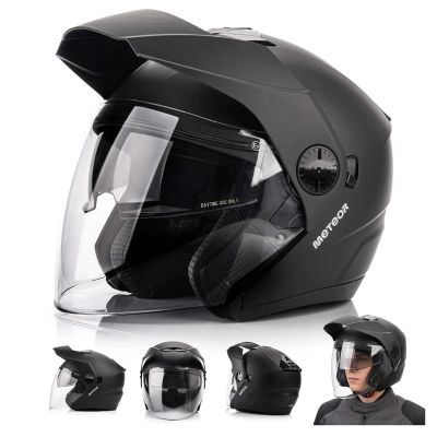 26. Meteor Hekato M motorcycle helmet 57-58 cm black