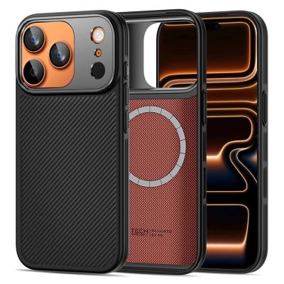 4. Tech-Protect Kevlar Aramid MagSafe case for iPhone 17 Pro Max - black