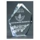 2. Engraved glass trophy with case