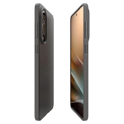 8. Spigen Liquid Air Case for Samsung Galaxy S25 Edge - Gray