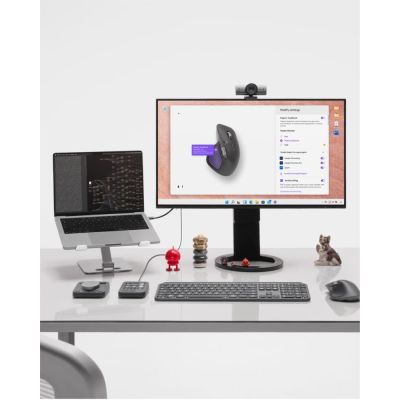 9. Logitech MX Master 4 Mouse Office Right Side RF Wireless + Bluetooth Laser 8000 DPI