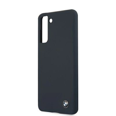 6. BMW Silicone Signature Case for Samsung Galaxy S21+ - Navy Blue