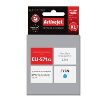 Activejet ACC-571CNX Ink (replaces Canon CLI-571XLC; Supreme; 12 ml; blue)