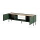 3. TV cabinet with electric fireplace ONDA 180.5x40xH58.39 green (standing or hanging)