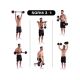 HMS SGR18 PRO SET 3in1 adjustable dumbbell set 41 kg