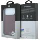8. Mercedes Leather Semi Wrap Iconic Line MagSafe Case for iPhone 18 Pro / 17 Pro - Burgundy