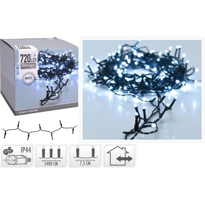 18. CHRISTMAS TREE LIGHTS LIGHT CHAIN 720 LED COOL WHITE