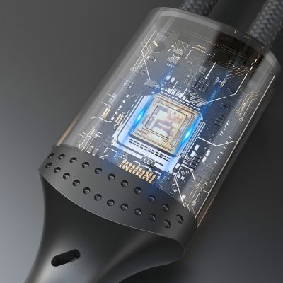 5. Dudao L3F 2in1 Cable 100W 1.2m 2 x USB-C - Black