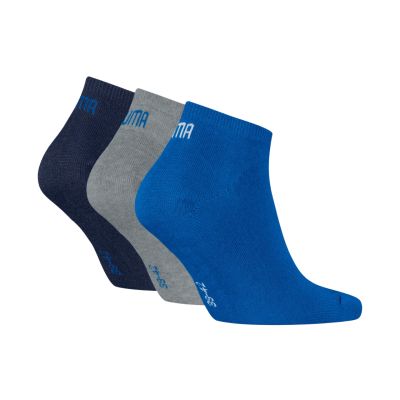 2. Puma Sneaker Plain Socks 3 Pack Navy, Gray, Blue 938624 12