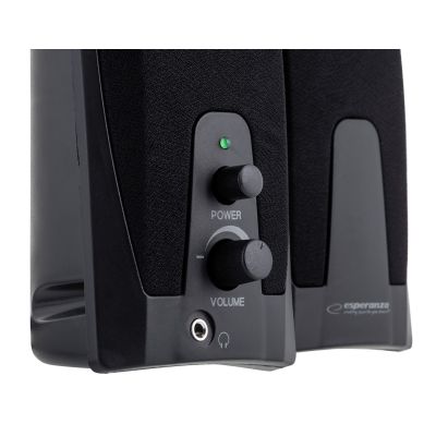 4. Esperanza Giocoso EP110 computer speaker set (2.0; black)