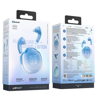 8. Acefast T9 Bluetooth 5.3 in-ear wireless headphones - blue