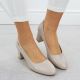 4. Nude Sergio Leone PB178 block heel pumps