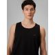 6. Regular sleeveless shirt for men, smooth, 4F 4FRSS26TSLEM367-20S