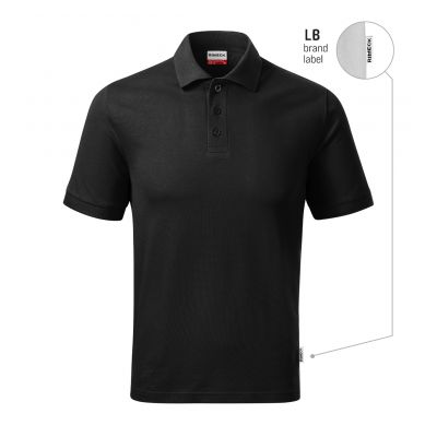 Men's Resist Heavy Polo Shirt (Black 01 (Brand Label))