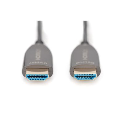 2. HDMI 2.1 Ultra High Speed 8K60Hz UHD Hybrid Connection Cable HDMI A/HDMI AM/M Black 20m