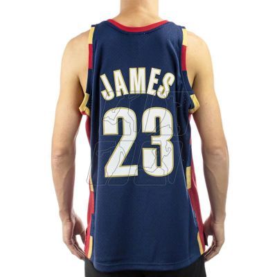 2. Mitchell &amp;Ness Cleveland Cavaliers NBA Swingman Jersey Lebron James M SMJYGS18156-CCANAVY08LJA