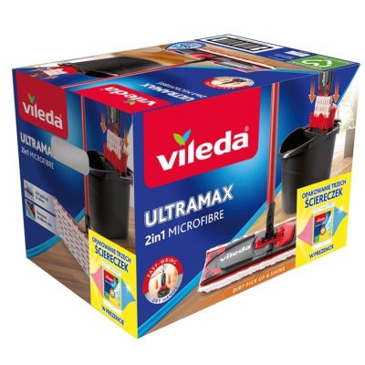 3. Vileda Ultramax Box Mop + cloths 3 pcs.