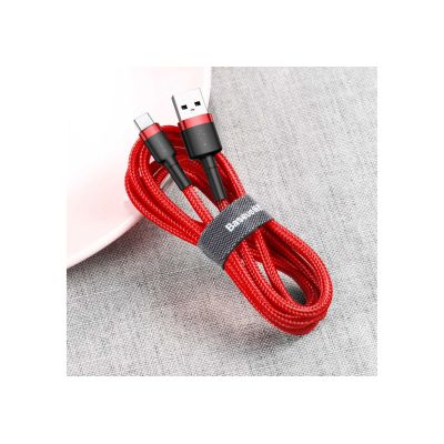 3. Baseus Cafule CATKLF-A09 Cable (USB 2.0 - USB Type-C; 0.50m; red)