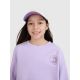 2. Girls' sweatshirt without a hood, 4F 4FJWSS25TSWSF1504-52S