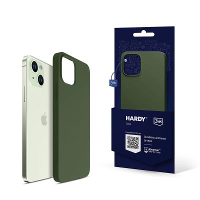 3mk Hardy Silicone MagCase for iPhone 15 Plus - green