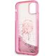 6. Karl Lagerfeld Glitter Karl Head iPhone 11/XR Case - Pink