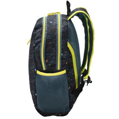 4. YOUTH BACKPACK YELLOW-BLACK SEMI LINE