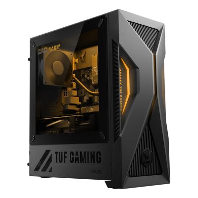 2. ASUS TUF Gaming T500 TM500MH-0R7260040W AMD Ryzen™ 7 260 16 GB DDR5-SDRAM 1 TB SSD NVIDIA GeForce RTX 5060 Windows 11 Home Mini Tower PC Gray