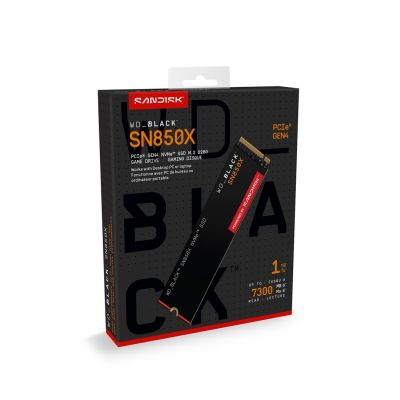 5. WD Black SN850X WDS100T2X0E SSD (1 TB ; M.2; PCIe NVMe 4.0 x4)