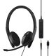 19. Epos Adapt 165T USB-C II Wired On-Ear Headphones