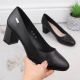 29. Sergio Leone W SK314A black decorative block heel pumps