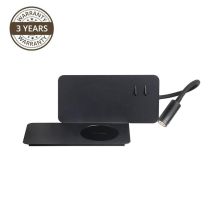 FIJI 19132-BK 5+3W LED wall lamp with charger, black