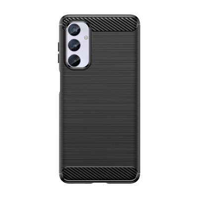 2. Flexible carbon pattern case for Samsung Galaxy M54 Carbon Case - black