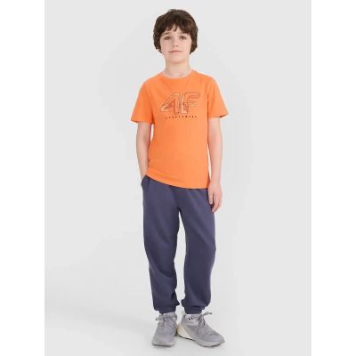 Boys' jogger sweatpants 4F 4FJWSS25TTROM0964-22S