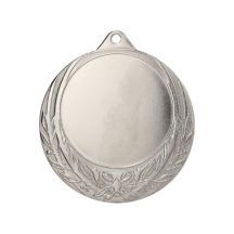 General silver medal with space for a 50 mm emblem – steel medal