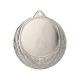 General silver medal with space for a 50 mm emblem – steel medal