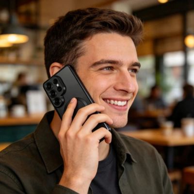 4. Tech-Protect MagFlex Case for Samsung Galaxy S26 Ultra - Clear Black