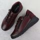 14. Burgundy Leather Women’s Wedge Shoes Vinceza 39964