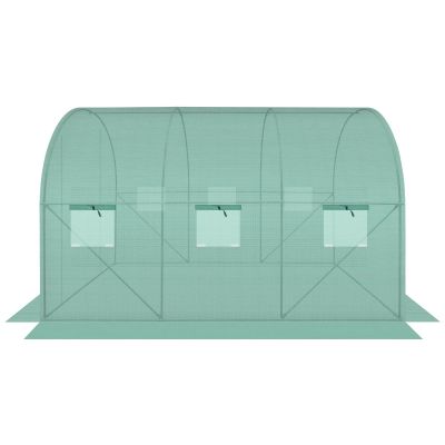 22. GREENHOUSE GARDEN TUNNEL 200X300X200CM PE GREEN STEEL STRUCTURE