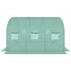 22. GREENHOUSE GARDEN TUNNEL 200X300X200CM PE GREEN STEEL STRUCTURE
