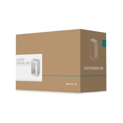 25. DeepCool CH270 Digital WH Case (R-CH270-WHNDM0-G-1)