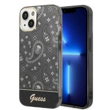Guess Bandana Paisley Case for iPhone 14 / 15 / 13 6.1" - Black